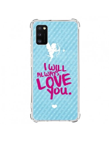 Coque Samsung Galaxy A41 I will always love you Cupidon - Javier Martinez