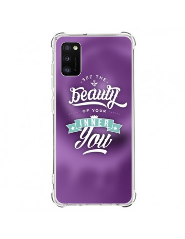 Coque Samsung Galaxy A41 Beauty Violet - Javier Martinez