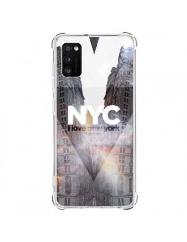 Coque Samsung Galaxy A41 I Love New York City Orange - Javier Martinez