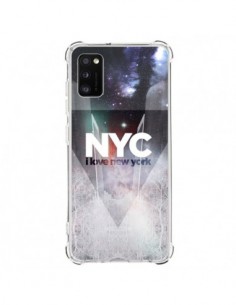 Coque Samsung Galaxy A41 I Love New York City Bleu -...