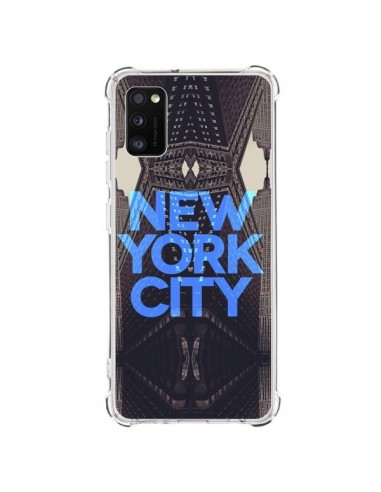 Coque Samsung Galaxy A41 New York City Bleu - Javier Martinez