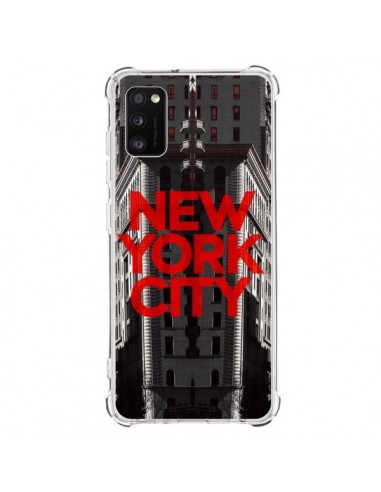 Coque Samsung Galaxy A41 New York City Rouge - Javier Martinez