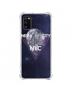 Coque Samsung Galaxy A41 New York City Triangle Rose -...