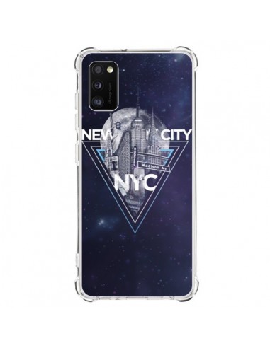 Coque Samsung Galaxy A41 New York City Triangle Bleu - Javier Martinez