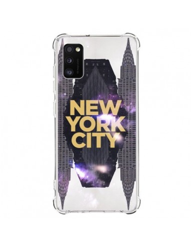 Coque Samsung Galaxy A41 New York City Orange - Javier Martinez