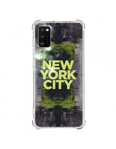 Coque Samsung Galaxy A41 New York City Vert - Javier Martinez
