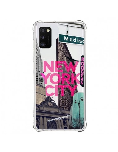 Coque Samsung Galaxy A41 New Yorck City NYC Transparente - Javier Martinez