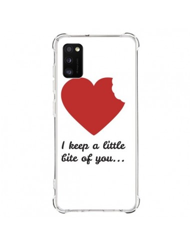 Coque Samsung Galaxy A41 I Keep a little bite of you Coeur Love Amour - Julien Martinez