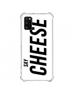 Coque Samsung Galaxy A41 Say Cheese Smile Blanc -...