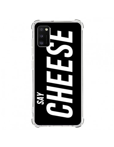 Coque Samsung Galaxy A41 Say Cheese Smile Noir - Jonathan Perez
