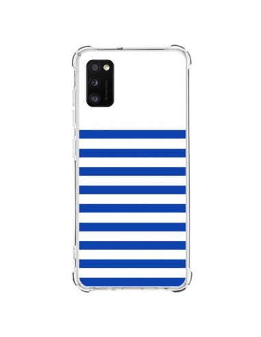 Coque Samsung Galaxy A41 Mariniere Bleu - Jonathan Perez