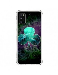 Coque Samsung Galaxy A41 Nebula Club Trèfle Galaxie -...