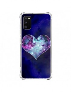 Coque Samsung Galaxy A41 Nebula Heart Coeur Galaxie -...