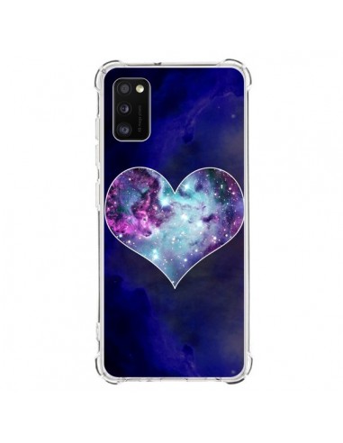 Coque Samsung Galaxy A41 Nebula Heart Coeur Galaxie - Jonathan Perez