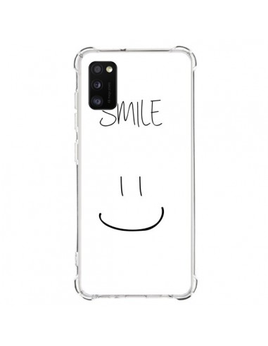 Coque Samsung Galaxy A41 Smile Souriez en Blanc - Jonathan Perez