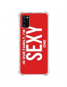 Coque Samsung Galaxy A41 In our family i'm the Sexy one -...