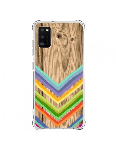 Coque Samsung Galaxy A41 Tribal Azteque Bois Wood - Jonathan Perez