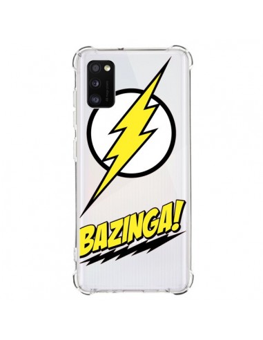 Coque Samsung Galaxy A41 Bazinga Sheldon The Big Bang Thoery Transparente - Jonathan Perez