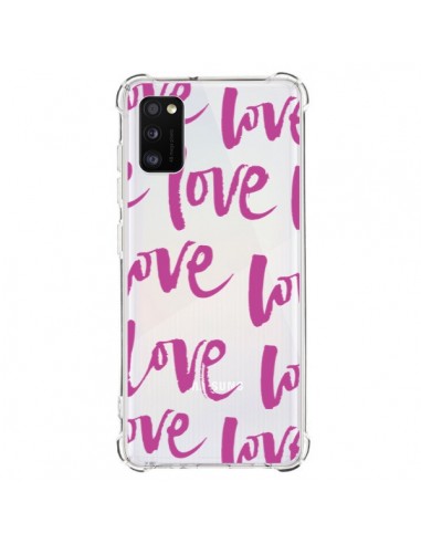 Coque Samsung Galaxy A41 Love Love Love Amour Transparente - Dricia Do