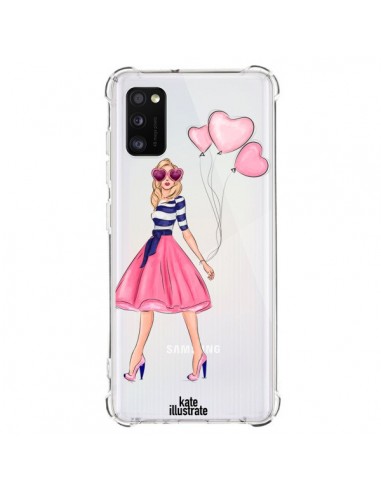 Coque Samsung Galaxy A41 Legally Blonde Love Transparente - kateillustrate