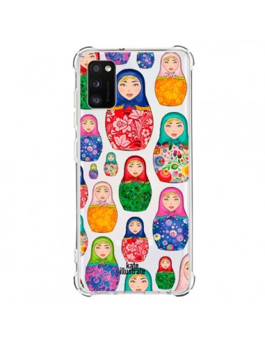 Coque Samsung Galaxy A41 Matryoshka Dolls Poupées Russes Transparente - kateillustrate