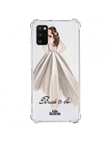 Coque Samsung Galaxy A41 Bride To Be Mariée Mariage Transparente - kateillustrate