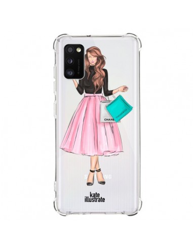 Coque Samsung Galaxy A41 Shopping Time Transparente - kateillustrate