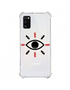 Coque Samsung Galaxy A41 Eye I See You Oeil Transparente...