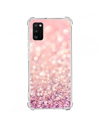 Coque Samsung Galaxy A41 Paillettes Blush - Lisa Argyropoulos