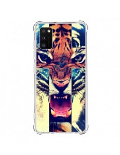 Coque Samsung Galaxy A41 Tigre Swag Croix Roar Tiger -...