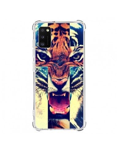 Coque Samsung Galaxy A41 Tigre Swag Croix Roar Tiger - Laetitia