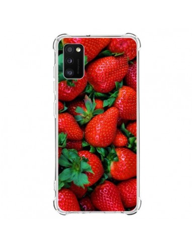 Coque Samsung Galaxy A41 Fraise Strawberry Fruit - Laetitia