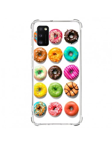 Coque Samsung Galaxy A41 Donuts Multicolore Chocolat Vanille - Laetitia