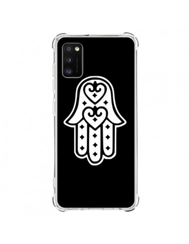 Coque Samsung Galaxy A41 Main de Fatma Oeil Noir - Laetitia