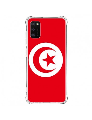 Coque Samsung Galaxy A41 Drapeau Tunisie Tunisien - Laetitia