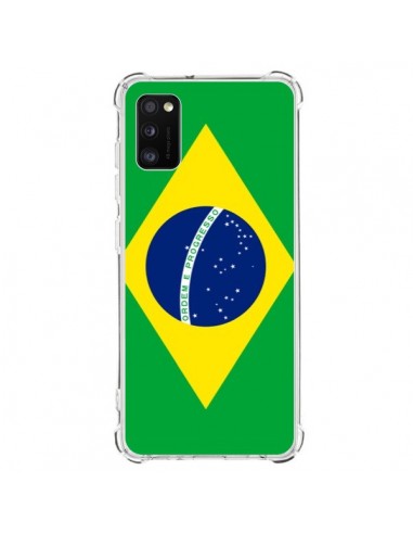Coque Samsung Galaxy A41 Drapeau Brésil Brésilien - Laetitia