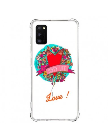 Coque Samsung Galaxy A41 Love Happy Life - Leellouebrigitte