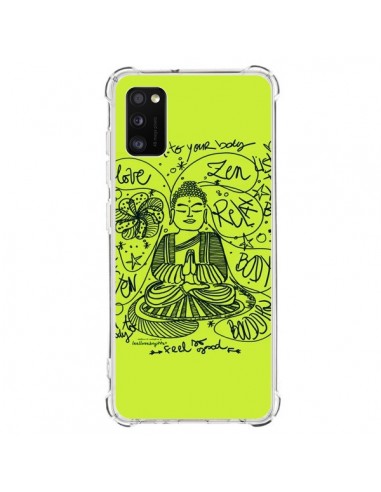 Coque Samsung Galaxy A41 Buddha Listen to your body Love Zen Relax - Leellouebrigitte