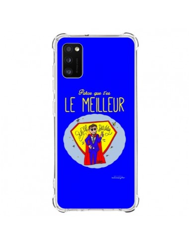 Coque Samsung Galaxy A41 Le meilleur Papa Fête des Pères - Leellouebrigitte
