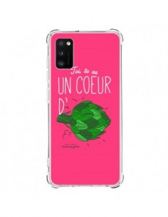 Coque Samsung Galaxy A41 Toi tu as un coeur d'artichaut -...