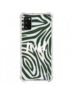Coque Samsung Galaxy A41 Wild Zebre Jungle Transparente -...