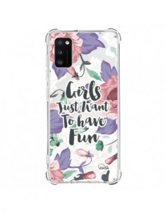 Coque Samsung Galaxy A41 Girls Fun Transparente - Lolo Santo