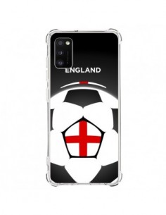 Coque Samsung Galaxy A41 Angleterre Ballon Football -...
