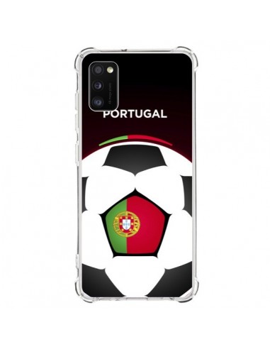 Coque Samsung Galaxy A41 Portugal Ballon Football - Madotta