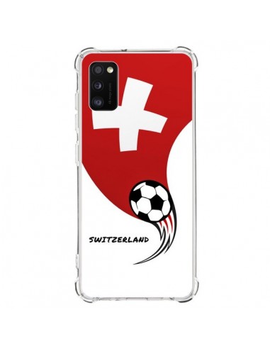 Coque Samsung Galaxy A41 Equipe Suisse Switzerland Football - Madotta