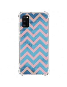 Coque Samsung Galaxy A41 Azteque Chevron Sunset - Mary...