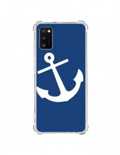 Coque Samsung Galaxy A41 Ancre Navire Navy Blue Anchor -...