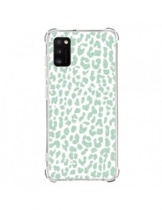 Coque Samsung Galaxy A41 Leopard Menthe Mint - Mary Nesrala