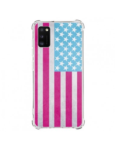 Coque Samsung Galaxy A41 Drapeau USA Vintage - Mary Nesrala