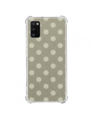 Coque Samsung Galaxy A41 Pois Polka Camel - Mary Nesrala